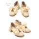 Iris Corolla Tulips Chunky Heel Shoes(Reservation/5 Colours/Full Payment Without Shipping)